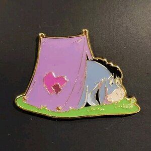 Loungefly Disney Winnie The Pooh Eeyore Tent Camping Inch Worm Enamel Pin NEW